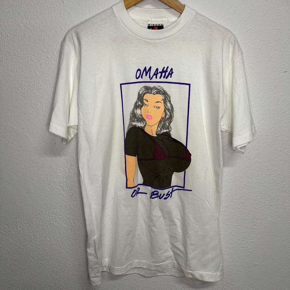 Omaha or bust bikini graphic tee
